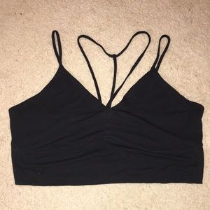 Black Bralette Top